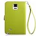 Kaseberry Note 4,The Note 4,Galaxy Note 4 Cases,Samsung Note 4 Wallet Case,Note 4 Phone Case, Cartoon Picture Book Style Design Flip Wallet Leather Case with Strap for Samsung Galaxy Note 4,Green