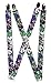 Buckle-Down mens Buckle-down - Joker Suspenders, Multicolor, 3.5 x 2.5 US