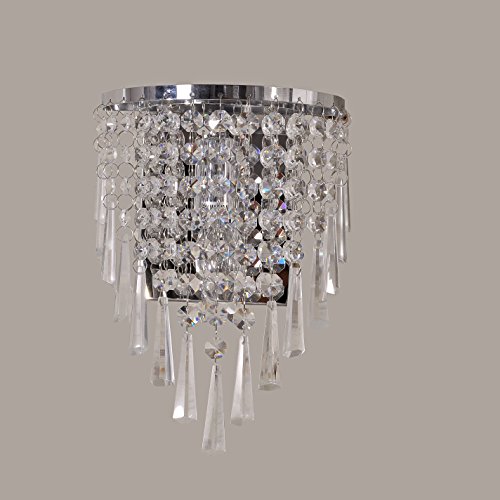 Maso home, mc-29019 modern crystal wall light lights, w…