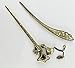 yueton Pack of 2 Women's Hair Accessory Headwear Decorative Hair Pin Rhinestone Hair Stick Vintage Hair Chopsticks Hairpin Chignon Pin for Long Hair