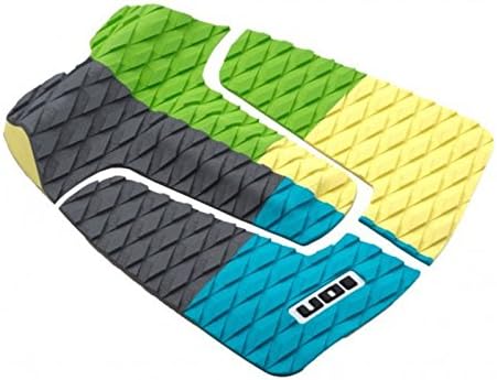 ION surfboard footpad deck grip traction pad 3-pcs blue / yellow / green