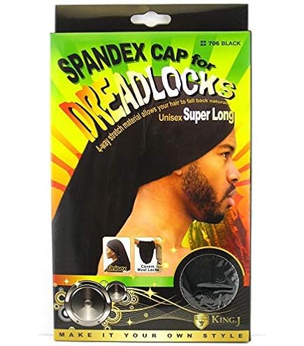 Amazon.com: Long Silk Satin Bonnet for Braids, XL Dreadlocks  display picture 3
