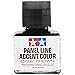 Tamiya America, Inc Panel Line Accent Color 40ml Dark Brown, TAM87140