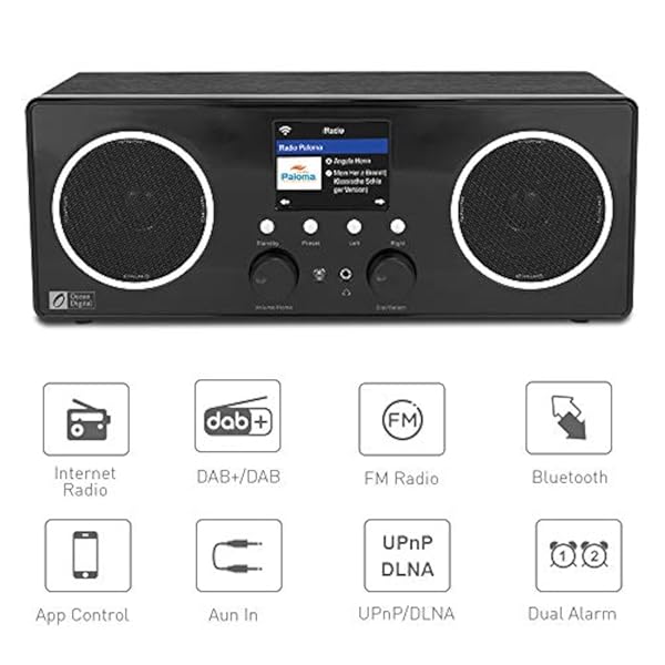 Ocean Digital WR280S WiFi DAB FM Internet Radio - Imagen 3