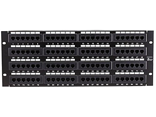 Monoprice 107307 Cat5 Enhanced 110Type 96-Port (568A/B Compatible) Patch Panel