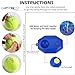 Tennis Trainer Rebounder Ball | Cemented Baseboard with Rope Solo Equipment Practice Training Aid Serve Hopper Sport Exercise Base Powerbase Self-Study Rebound Power Base Rebounder Pro (Light Blue)