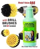Bio Clean: Eco Friendly Hard Water Stain Remover (40oz Large)- Our Professional Cleaner Removes Tuff Water Stains From Shower doors, Windshields, Windows, Chrome, Tiles, Toilets, Granite, steel e.t.c