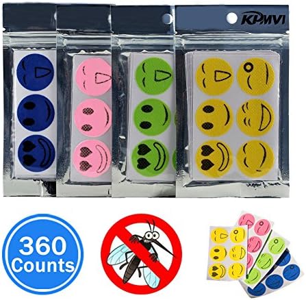 KPMVI Mosquito Repellent Patch 60Packs 100% Natural Essential Oil Non-Toxic Outdoor Protection Insect Repellent Camping Travel DEET Free Pest Control For Kids Baby