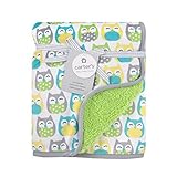 Carters Plush Blanket - Grey Owl (Valboa with Microplush)