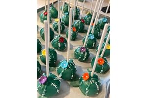 100 Pcs 6 Inch White Paper Lollipop Sticks, Cake Toppers Stick for Cookies, Rainbow Candy, Chocolate, Dessert, Homemade Candy