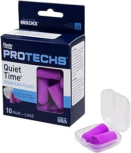Flents Foam Ear Plugs 50 Pair - NRR 33 For Sleeping, Snoring, Traveling - Purple - Made In USA | Buy Now With Express International Delivery - View #11