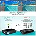Projector 3500lumens Mini Portable DLP 3D Video Projector Max 300 '' Home Theater Projector Support 1080P HDMI WiFi Bluetooth USB VGA PS4 Great for Gaming Business Education Built-in Speaker&Battery