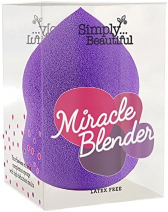 Make up Blender, Miracle Makeup Sponge : Latex-Free, Tear Drop Shape in Luxurious Purple 1 x Blender Per Pack