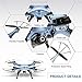 GoolRC X5HW Wifi FPV Drone with HD Camera Live Video Altitude Hold Function RC Quadcopter (Blue)