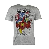 Marvel Mens' Marvel Comics Avengers T-Shirt