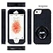 iPhone 5S Case, iPhone SE Case,ULAK Belt Clip Holster Kickstand Heavy Duty Anti Slip 5S Case Rugged Hybrid Rubber Shockproof Protection Hard Cover Compatible iPhone 5 5s SE (Black)
