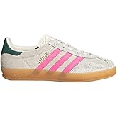 adidas Womens Gazelle Indoor Lace Up Sneakers Shoes Casual - Off White