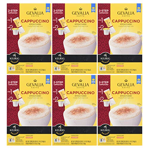 Gevalia K-Cup Pods with Froth Packet, Cappuccino, CT (36 Count