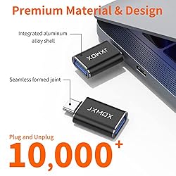 USB C to USB Adapter [2-Pack], Thunderbolt 4 to USB