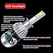 H1 Headlight Bulb, H1 Led kit Car Lights with COB Chips 6500K Cool White Bulbs All-in-One Conversion Kit IP68 Waterproof