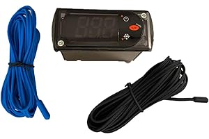 XILTEK New Carel Temperature Thermostat PJEZS0H100 with Temperature Sensor Probes 115V Black