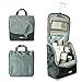 Hanging Toiletry Bag Organizer w/ Swivel Hook for Travel Camping Clearance Sales Gym,Gray