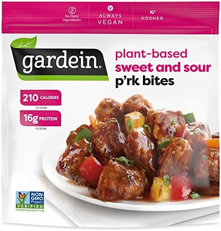 Gardein Sweet & Sour Plant-Based Porkless Bites, Vegan, Frozen, 10.5 oz.