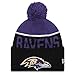 New Era Baltimore Ravens 2015 Sport Knit Cuffed Pom Knit Cap/Beanie