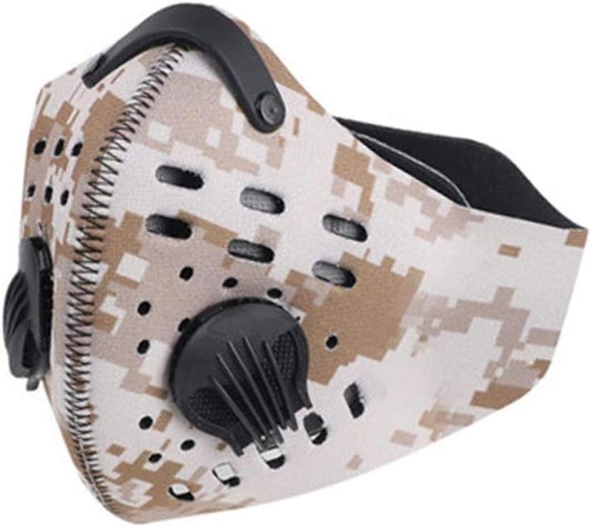 Anti-Fog,Windproof,dustproof and Breathable mask KN Class 95,Activated Carbon dust mask,N99 dustproof Breathing mask,Cycling mask Sunscreen mask,Men and Women,Leopard