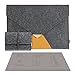 Inateck 13.3 Inch MacBook Air/ Macbook Pro with Retina Display Sleeve Case Cover Carrying Case, with 4-in-1 Mouse Pad Mat/ Cleaning Rug/ Protection Cloth - Dark Gray