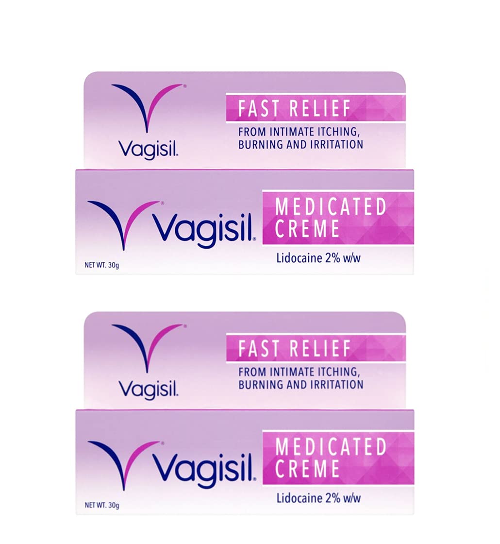 Vagisil Medicated Creme, 30 g (2 packsx 30 g)