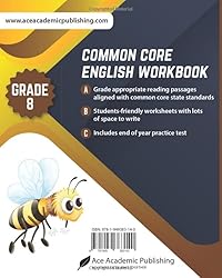 Common Core English Workbook: Grade 8 English