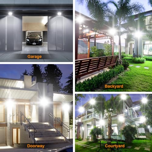 YIQIBRO LED Spotlight 300 W Outdoor 2 Pieces – 30000LM IP67 Waterproof LED Floodlights Outdoor Cool White 7000K for Garden/Terrace/Garage
