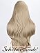 Body Wave Lace Front Wig Synthetic T Part Long Black Wigs for Women Glueless Wavy Wig Natural Color 50
