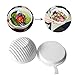 Aitsite 60 Seconds Salad Cutter Bowl Salad Cutter Strainer Salad Cutter Chopper Practical Fast and Easy To Slice Fruit Vegetable In Seconds.