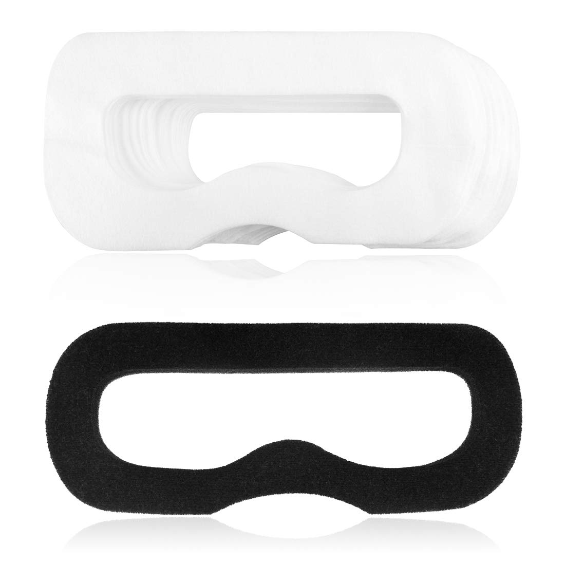Geekria 100 Pcs Disposable Face Cover and Magic Stick Compatible with HTC Vive, Soft Breathable Non-Woven Fabrics for VR Headset