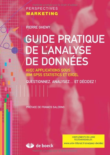Guide pratique de l'analyse de données