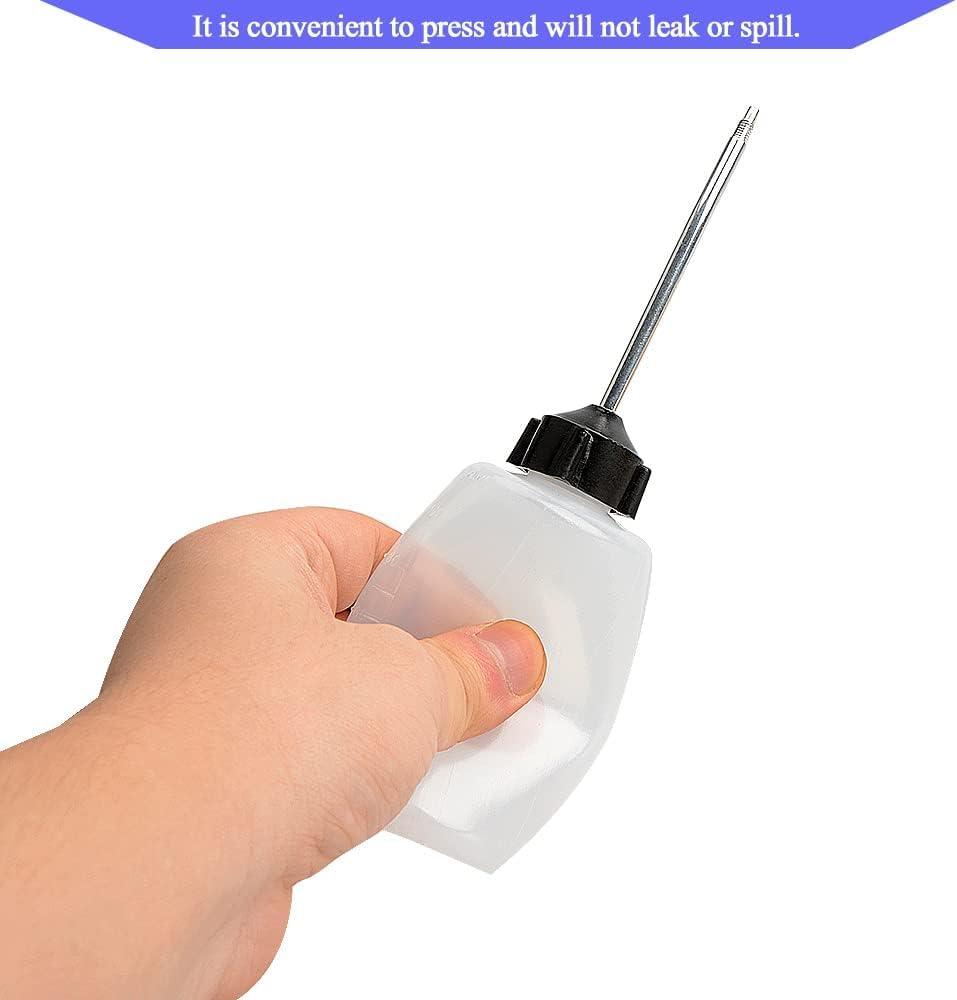 RUIAN Sewing Machine Oiler 120ml Oil Squeeze Bottles With Long Angled