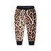 Baby Girls Floral Fleece Hoodie+ Floral Pant Leggings 2 Piece Outfits Set (6-12M, Leopard)
