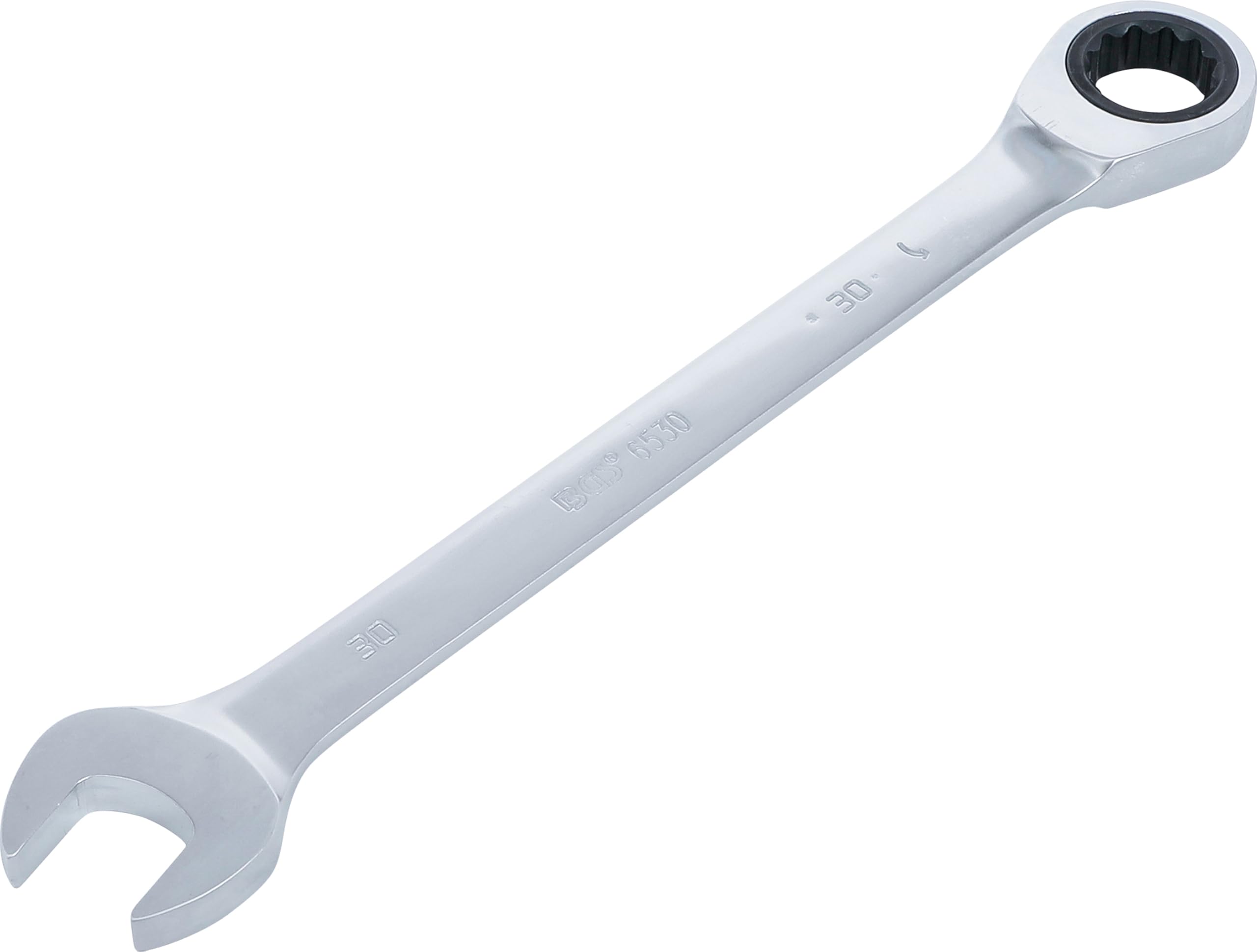BGS 6530 | Ratchet Combination Wrench | 30 mm