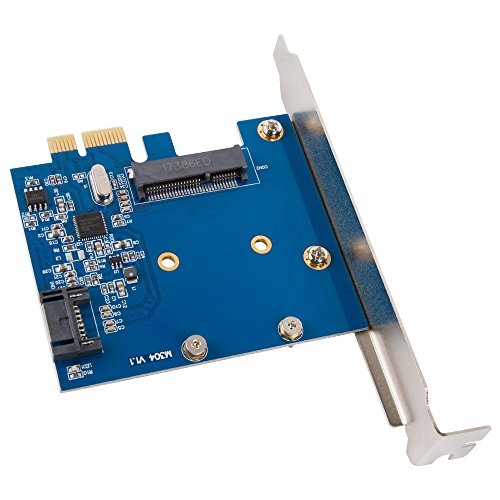 Shinestar msata ssd to pcie & sata3.0 combo expansi…