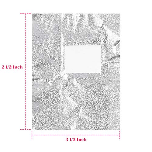 image for Anezus 300pcs Gel Nail Polish Remover Glitter Soak Off Foil Nail Wraps