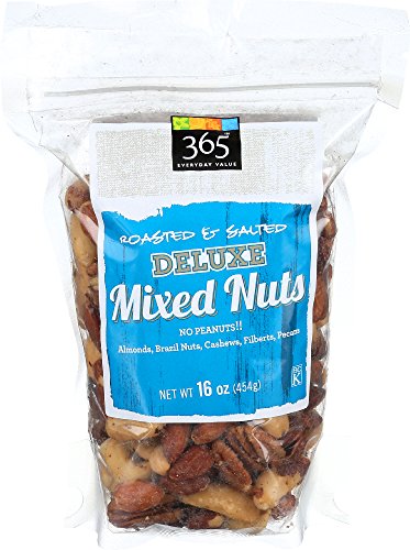 365 Everyday Value, Roasted & Salted Deluxe Mixed Nuts, 16 oz - Thumbnail 4