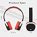 Aonsen Bluetooth Headphones NFC On-Ear Stereo Sports Headset Noise Reduction with Microphone