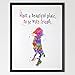 Dignovel Studios 11X14 What A Beautiful Place To Be With Friends Watercolor illustration Art Print Friendship Quotes Nursery decor Kids Art Print Wedding Birthday Gift N082