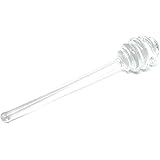 Honbay 1PCS Glass Honey Jam Syrup Dipper Stick Honey Spoon Dipper for Honey Pot Jar(6 Inch)