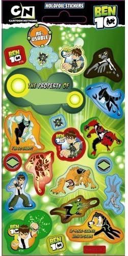 Ben 10 (Cartoon Network) - Fun Foiled Stickers (Reuseable) by Sticker Style