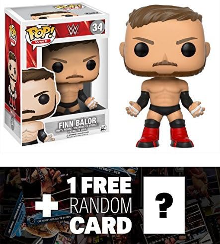 Finn Balor: Funko POP! WWE x WWE Vinyl Figure + 1 FREE Official WWE Trading Card Bundle (14249)