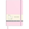Comix Lined Journal Notebook for Women Men, Journaling Notebooks for Office School Home, Pink, 240 Pages, 5.5" x 8.3", College Ruled, A5, Hardcover