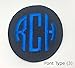 Round Monogram Personalized Custom Initials 3 Letter Monograms iron on patch, Circle , 2.75